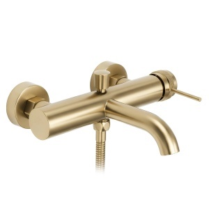 Baterie pentru cada cu montaj pe perete Rea Lungo Grip Brush Gold - Img 4