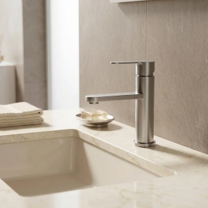 Baterie pentru lavoar Rea Arcos Brush Nickel - Img 5