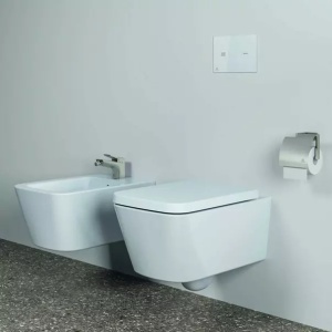 Bideu suspendat Ideal Standard Atelier Blend Cube alb lucios - Img 4