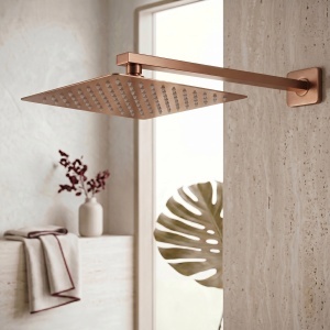 Brat de dus patrat 40cm REA Brush Copper JS-9022BRG - Img 3