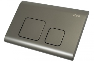 Buton F pentru cadru WC încastrat Nickiel INOX - Img 2