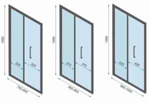 Cabina de dus 80x90x90 cm, Rapid Fold, echipata cu 2 pereti si usa pliabila, Auriu - Img 6