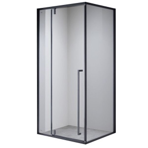 Cabina de dus BS16C Dretunghiulara , Dimensiune 120x90cm, Design Modern, Culoare Negru - Img 1