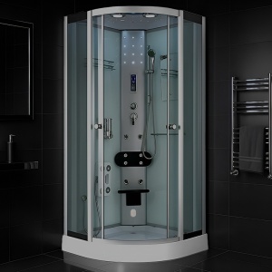 Cabina de dus cu hidromasaj si sauna WSH7180WS, 80 x 80 cm - Img 3