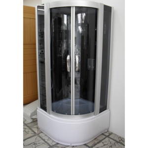 Cabina de dus cu sauna si hidromasaj MO-09911AS dimensiune 90x90cm - Img 3