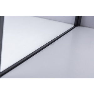 Cabina de dus cu sticla securizata rame negre ZES-BS04B 90 x 90 cm - Img 15