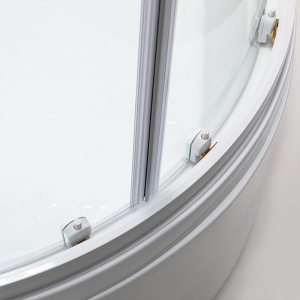Cabina de dus din sticla securizata cu cadita de dus inalta montaj stanga Maja 115 x 85 cm - Img 13