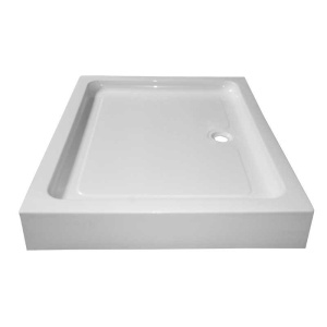 Cabina de dus dreptunghiulara cu rame negre si cadita alba KZ12B-SXL03C 100 x 80 cm - Img 16