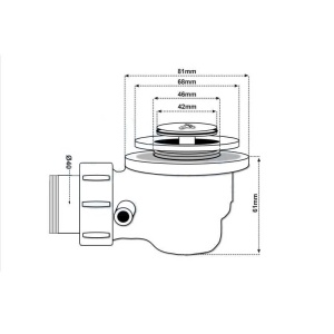 Cabina de dus dreptunghiulara din sticla securizata cu rame cromate si cadita neagra antialunecare KZ12B-SXL03C 100 x 80 cm - Img 20
