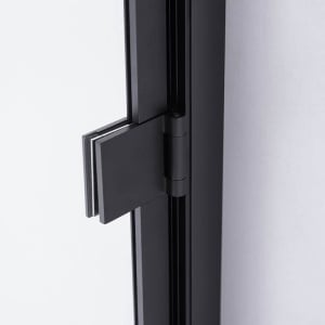 Cabina de dus Patrata BS10A cu Cadita de dus , Design Modern 80x80cm, Culoare Negru - Img 14
