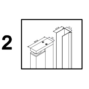 Cabina de dus patrata din sticla securizata si rame negre cu cadita alba antialunecare BS13A-SXL02A 80 x 80 cm - Img 19