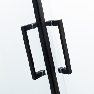 Cabina de dus patrata KZ25 negru mat 90 x 90 cm sticla 6 mm - Img 20