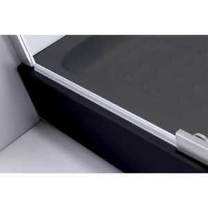 Cabina de dus pentagonala din sticla securizata cu cadita neagra inclusa KZ91B-SXL07B 90 x 90 cm - Img 6