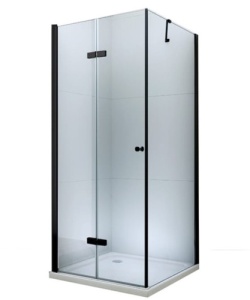Cabina de dus pliabila Veldman Arizona One negru mat 90 x 70 cm sticla 6 mm - Img 10