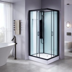 Cabina dus ALMA cu hidromasaj, 120x80cm, Dispunere pe Dreapta - Img 2