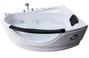 Cada baie cu hidromasa si SPA Black pentru o persoana, montaj dreapta, 169 x 90 x 56 cm - Img 8