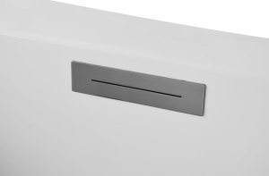 Cada cu hidromasaj asimetrica MUE-007B Dreapta, 170 x 100 x 70 cm, 32 duze, incalzitor, ozonoterapie si Bluetooth, alba - Img 14