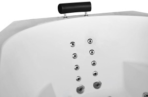 Cada cu hidromasaj asimetrica MUE-007B Stanga 170x 100 x 70 cm, alba - Img 17
