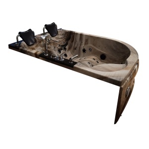 Cada cu hidromasaj de colt pentru 2 persoane MUS-1062 dreapta – 180 x 122 x 60 cm, Mediterranean - Img 5
