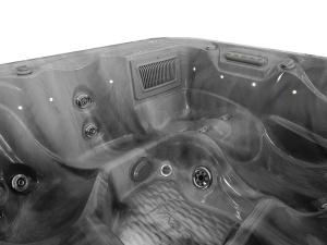 Cada cu hidromasaj, jacuzzi pentru gradina PRO 1353 AK.24 OB.03C 200 x 200 x 80 cm - Img 11
