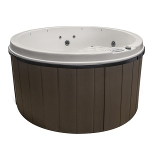 Cada cu hidromasaj rotunda, jacuzzi exterior crem, Pro Viking Spas pentru 5 persoane 234 x 234 x 95 cm - Img 2