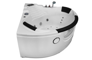 Cada de baie cu hidromasaj de colt MO-1003 Turbo Spa 140 x 140 x 67 cm, 2 persoane - Img 4