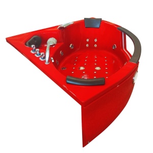 Cadă de baie cu hidromasaj RED SPA MO-1004 HC - cu încălzitor, 152x152x56 cm - Img 5