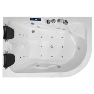 Cada de baie cu hidromasaj SPA MO-0205, 170 x 115 x 58 cm, 2 persoane, montaj stanga, alb - Img 2