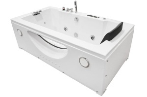 Cada de baie cu hidromasaj Turbo Spa 180 x 91 x 60 cm alba - Img 3