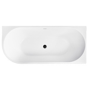 Cada de baie freestanding back to wall Wenus cu montaj dreapta, alba, 170 cm - Img 10
