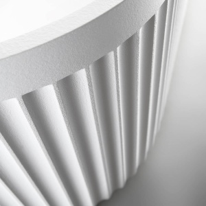 Cada de baie freestanding cu baterie integrata MUE-A005-2W, 170 x 80 cm, alb mat cu textura de piatra - Img 4