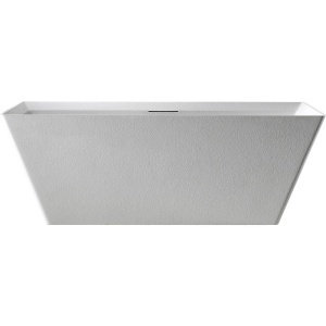 Cadă de baie freestanding cu strat rezistent la abraziune MUE-D001W, alb mat 170 x 75 x 60 cm