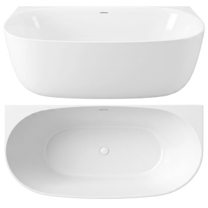 Cada de baie freestanding din acril Rea Eris 170 cm - Img 9
