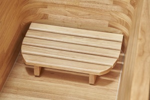 Cada de baie freestanding din lemn, Model dreptunghiular , Dimensiuni 150x65x60 cm - Img 8