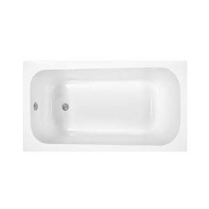 Cada de baie incastrabila Rea Gloria 120 cm alb lucios