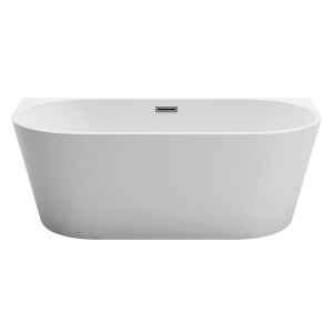 Cada de baie independenta cu montaj pe perete 160 x 75 x 59 cm alba