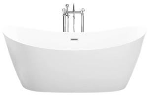 Cada de baie REA FERRANO 160, free-standing, design modern, Alba - Img 3