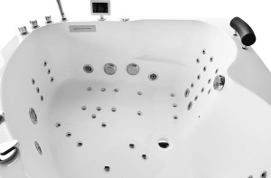 Cada de colt cu hidromasaj SPA MUE-0031A, 140 x 140 cm, 2 persoane, 58 duze si incalzitor - Img 12
