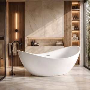 Cada freestanding asimetrica Rea Maris 180 cm