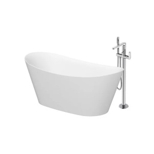 Cada freestanding Cersanit Zen 170x80 cm alb si baterie cada freestanding Cersanit Inverto