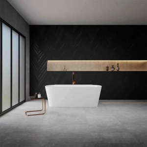 Cada freestanding din compozit Vayer Nova 2 alb 164x83 cm lipita de perete - Img 6