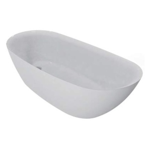 Cadă freestanding Florida, Natalia Slim , cu intalație cu ventil click-clack, culoare alb, dimensiune 174x77.5cm