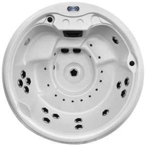 Cada spa cu hidromasaj rotunda, jacuzzi exterior PRO 1415 pentru 6 persoane 200 x 200 x 90 cm