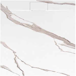 Cadita de dus 90x90 Bazalt CARRARA White