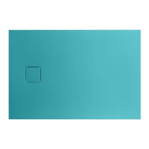Cadita de dus dreptunghiulara din compozit de piatra Pro Exclusiv MUE-1084TB albastru 100 x 80 x 4 cm - Img 2