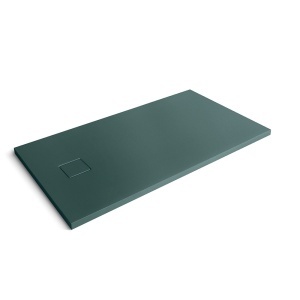 Cadita de dus dreptunghiulara din compozit de piatra Pro Exclusiv verde malachit 140 x 80 x 4 cm