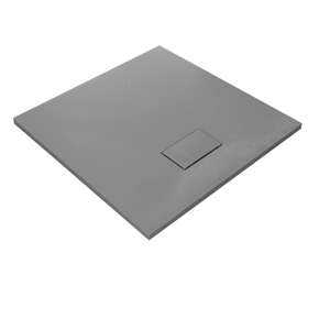 Cadita de dus MO-GD8080ES Dreptunghiulara, SMC, culoare Gri. 80X80X2.6CM - Img 4