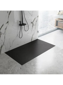 Cadita de duș REA Magnum Black, Dimensiuni 120x90 cm - Img 11