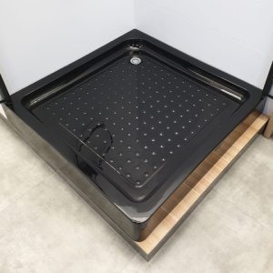 Cadita dus SXL04C inalta, culoare neagra, dimensiune 120x90cm - Img 5