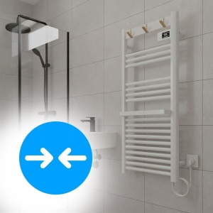 Calorifer port prosop electric din aluminiu pentru baie Eco Ladder 500W - Img 3